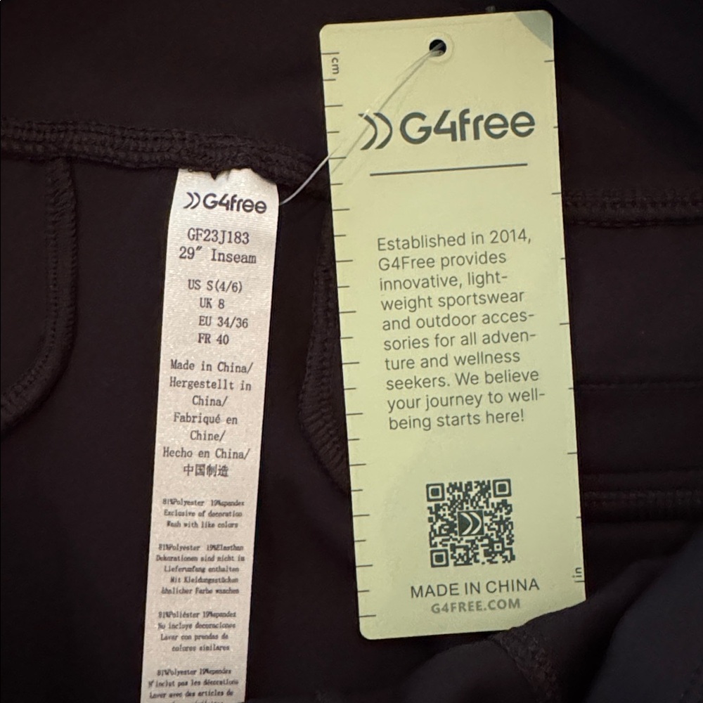G4Free Wide Leg Pants Yoga Dress Pants | Small 29" inseam - Picture 4 of 5